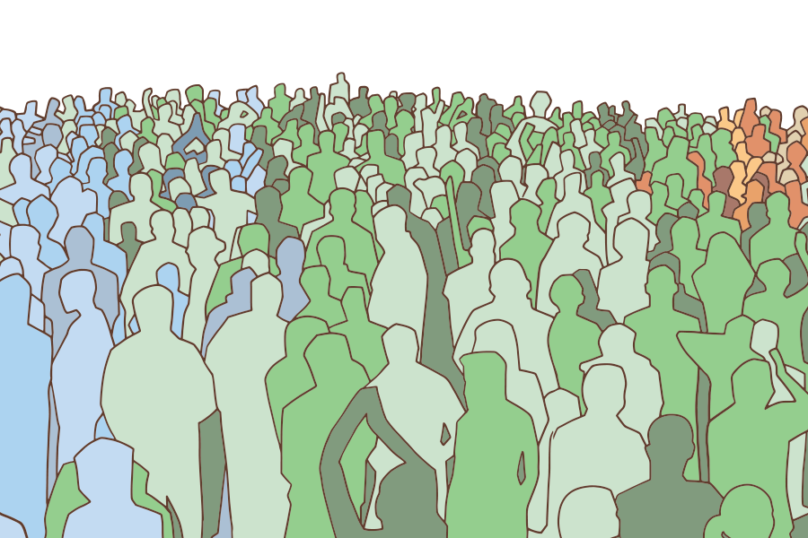 Illustration of a crowd