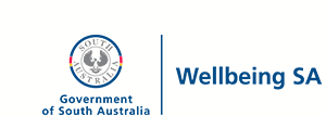 Logo of Government of South Australia, Wellbeing SA