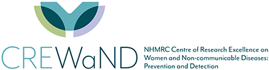 Logo of The Centre of Research Excellence on Women and Non-Communicable Diseases (CRE WaND)
