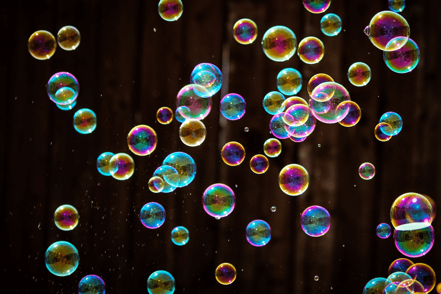 Colourful bubbles