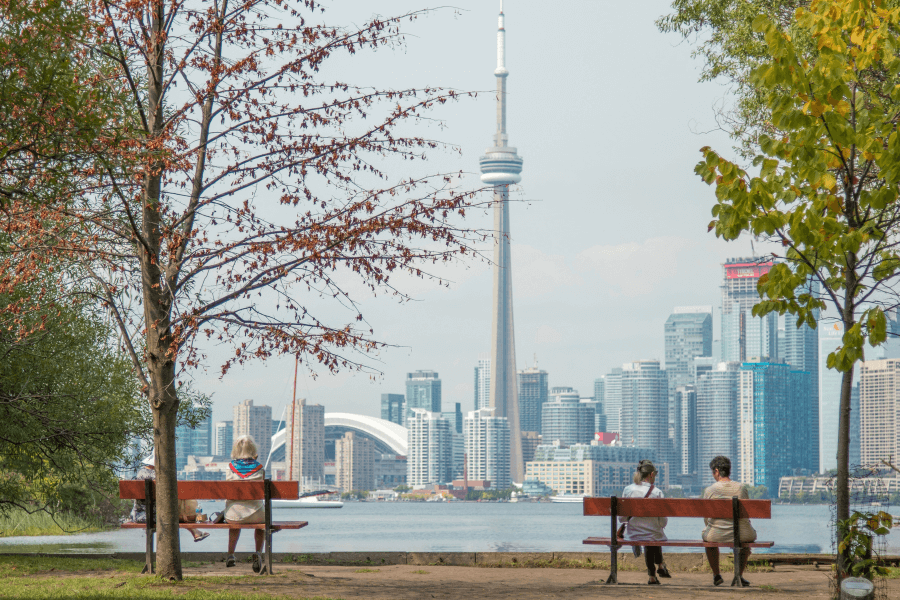 View of Toronto, Canada.